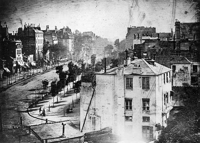 anh-chup-dau-tien Bức ảnh đầu tiên do Louis Daguerre chụp.