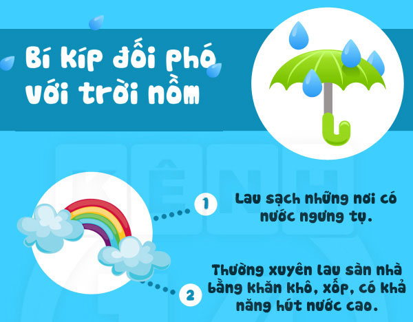 Giải pháp chống lại thời tiết nồm Giải pháp chống lại thời tiết nồm