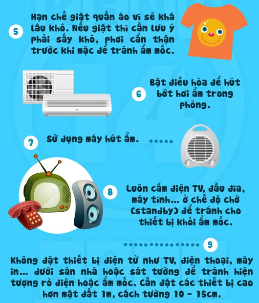 Giải pháp chống lại thời tiết nồm Giải pháp chống lại thời tiết nồm